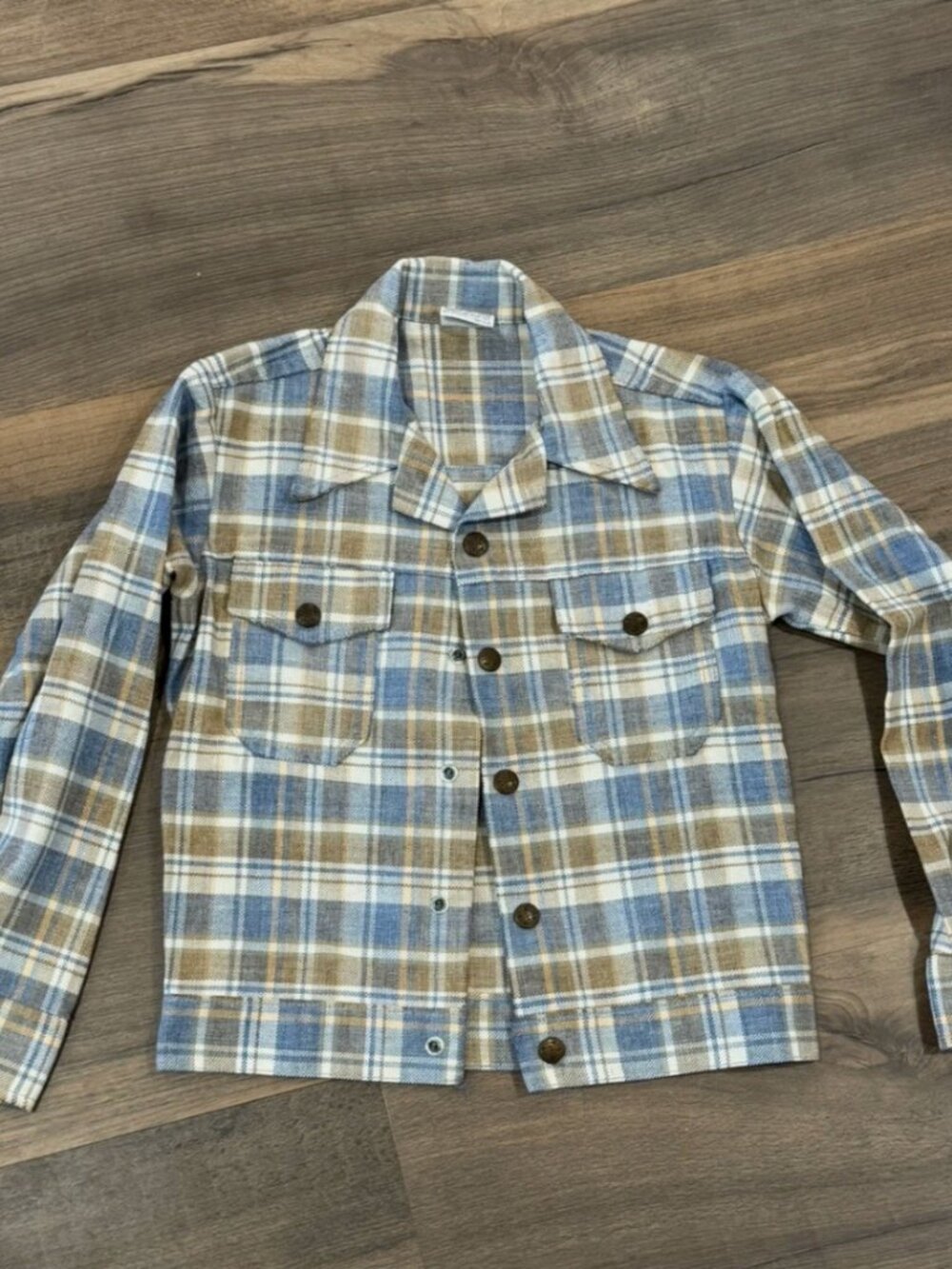 Vintage Billy The Kid Boys Jacket flannel Size 10 immaculate condition